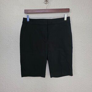 White House Black Market 10in Bermuda Shorts in Black Women's Size 2 NWT